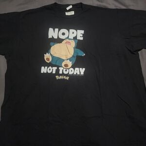 3XL Men's shirts! Black Pokémon Snorlax, Lilo & Stitch and more Graphic T-Shirt